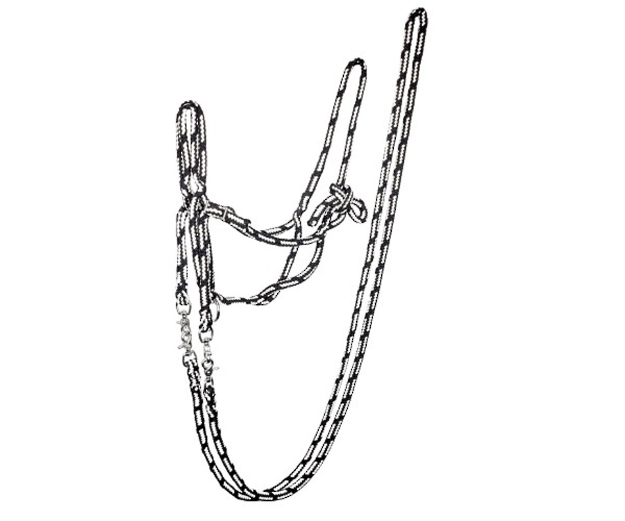 Zilco Rope Halter with Reins image 0